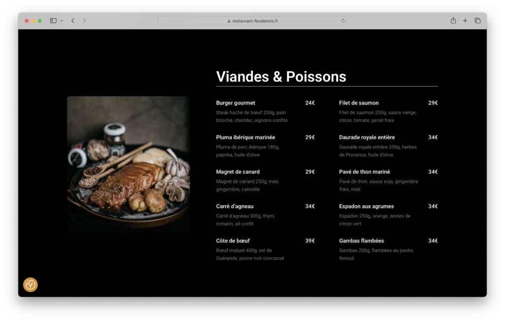 Site Au Feu de Bois - Altis Digital