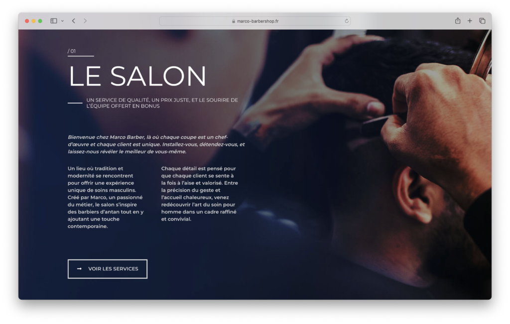 Site Marco BarberShop