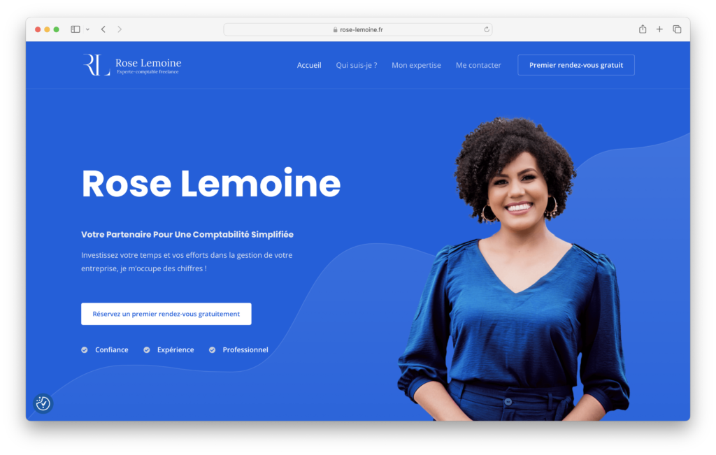 Site Rose Lemoine (comptable) - Altis Digital