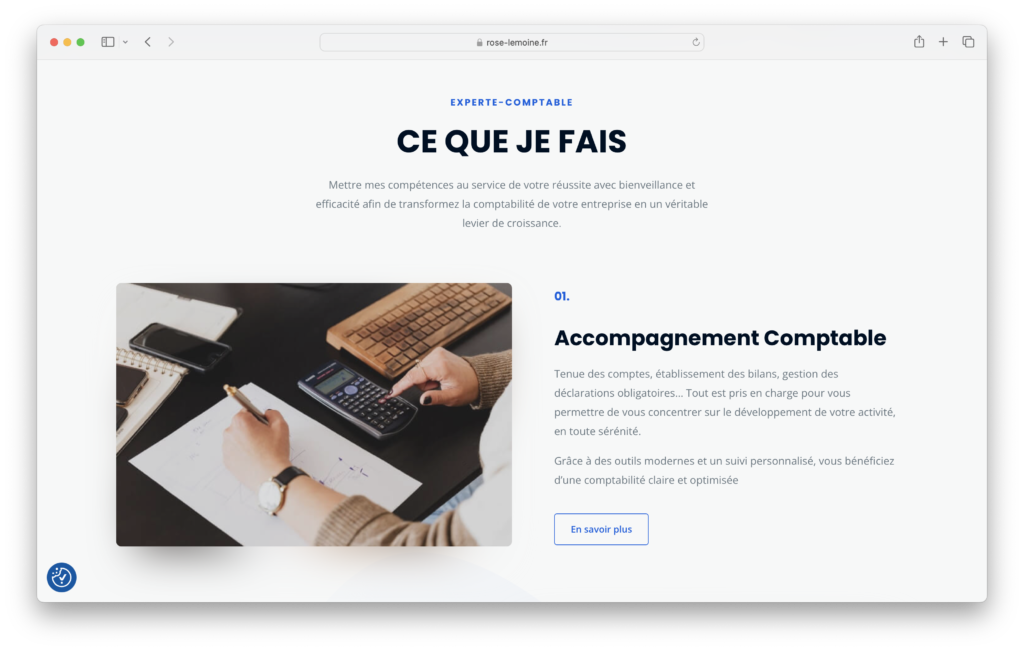 Site Rose Lemoine (comptable)
