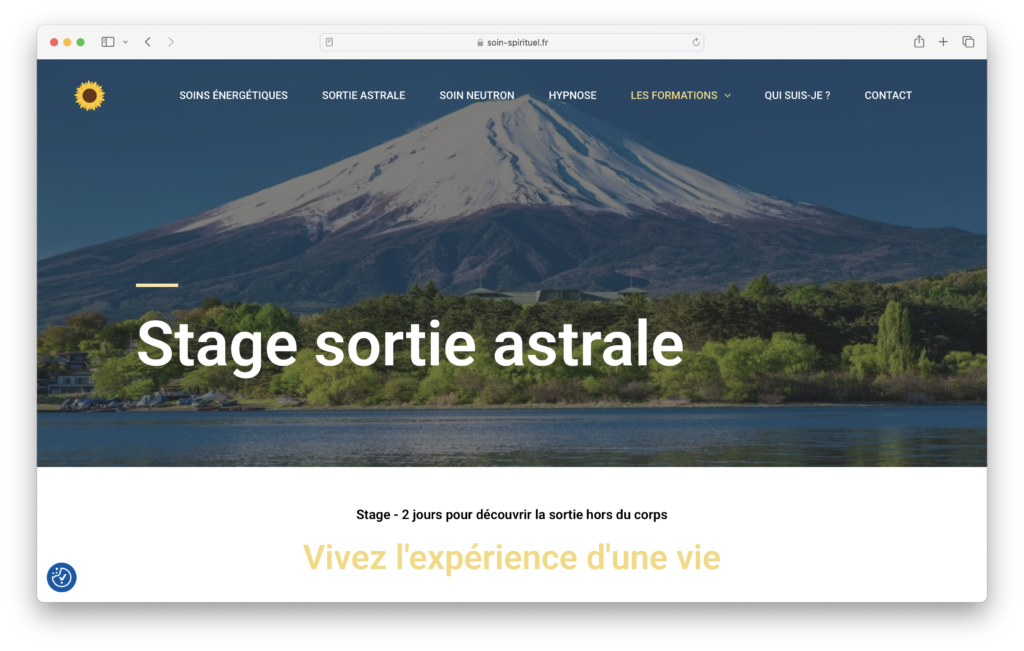 Site Soin Spirituel - Altis Digital
