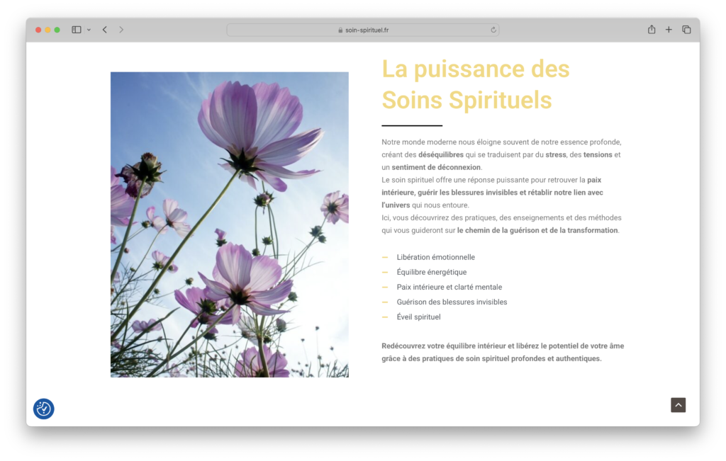 Site Soin Spirituel